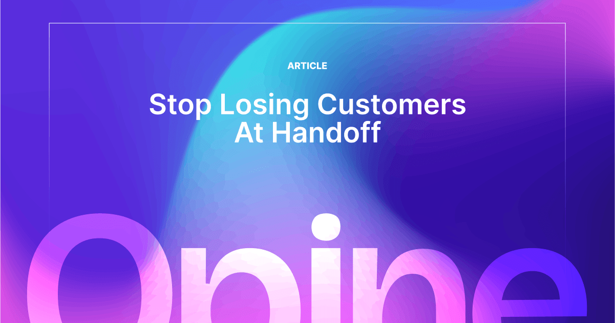 The Hidden Retention Killer: Broken Presales to Post-Sales Handoffs
