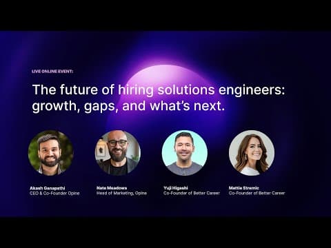 The future of hiring solutions engineers